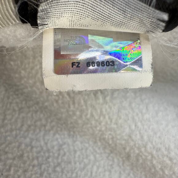 The North Face Fleece Jacket Women's Size S/P White Grey Casual Outerwear Preppy - Picture 11 of 14